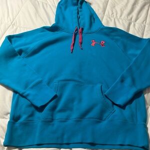 Under armour hoodie aqua pink
